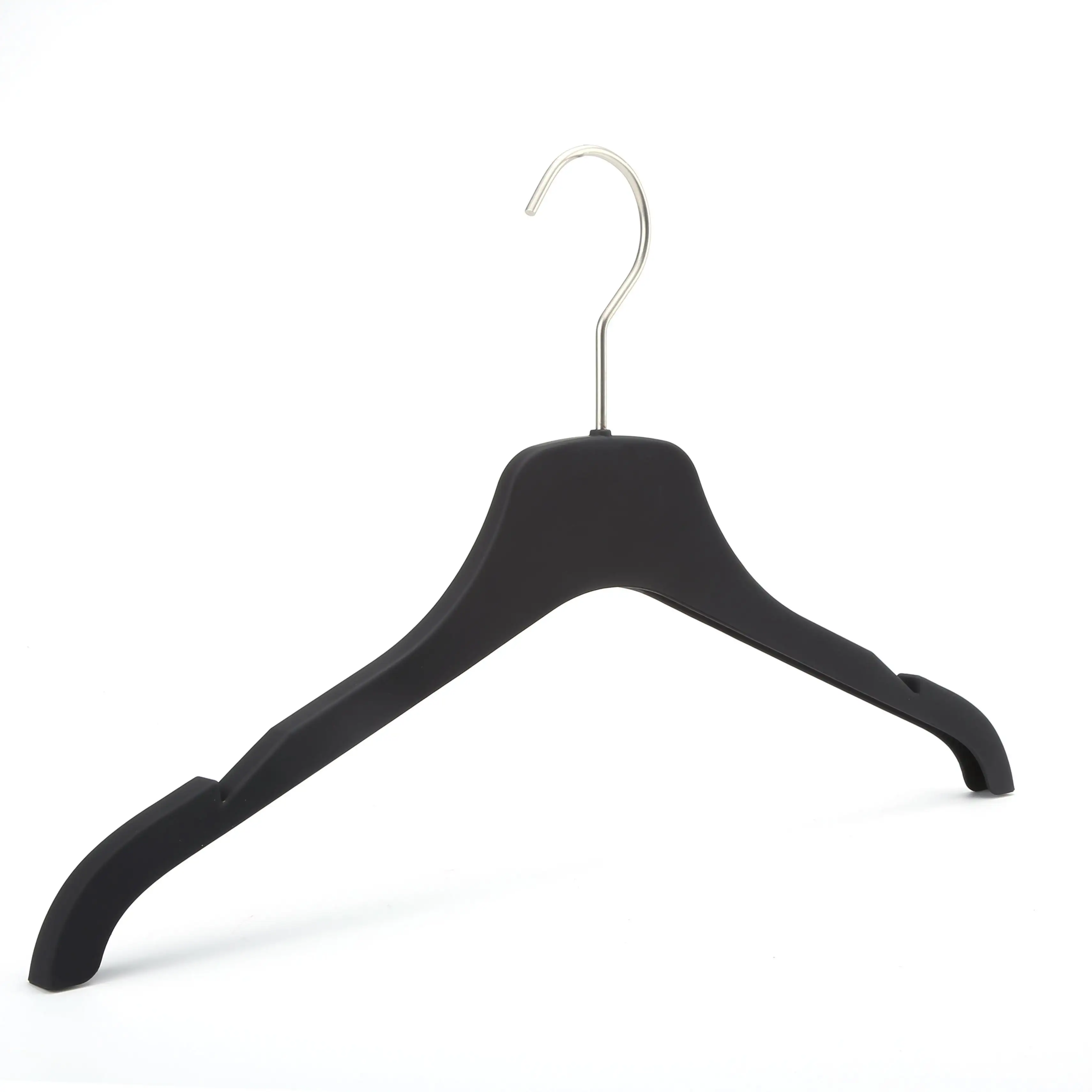 Groothandel Winkelcentrum Netwerk Verkoopt Wasserij Custom Logo Hanger Classic Modern Eco Plastic Kleerhangers Leverancier Hanger