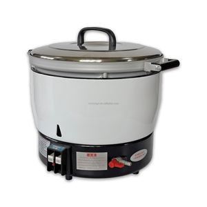 Cuiseur à riz à gaz automatique 7L à usage commercial d'hôtel avec couvercle en acier inoxydable non électrique Pot intérieur en aluminium épais - Product Image 3