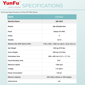 Gran Oferta en Máquinas de Coser <span class=keywords><strong>Singer</strong></span> para Máquina de Bordar Computarizada Tajima de 3 Cabezas, Nueva, para Uso Doméstico y Confección de Prendas Terminadas - Product Image 4