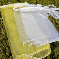 Sac en filet mono HDPE anti-insectes pour la protection des fruits, filet pour arbres fruitiers avec cordon de serrage