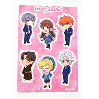 Stiker Film Glossy Anime Anti Air dengan Logo Custom, Cetak UV Kiss Cut, Printer Inkjet, PVC Holografik, Lembar Stiker Vinyl