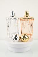 Vente en gros directe – Flacon de parfum de luxe tendance et sophistiqué de haute qualité – Modèle Byron en verre carré avec pompe