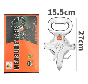 Chất lượng cao tay thép không gỉ cai trị công cụ đo lường giá rẻ 30m/50m/100M khung thép Băng biện pháp xách tay thép Băng biện pháp - Product Image 3