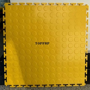 500mmx500mm Warehouse Workshop Garage Interlocking Modular <b>Plastic</b> Flooring - Product Image 1