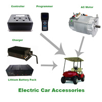 Nouveau kit moteur AC 4KW avec protection IP55 48/60V pour conversion de commande automatique pour Tuktuk et Bajaj