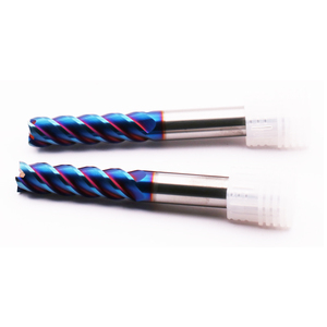 China ODM/OEM Customizable Tungsten Carbide Milling Cutters Straight Flat Carbide Endmills With 4 Flutes/2 Flutes HRC65 D1-25mm - Product Image 6