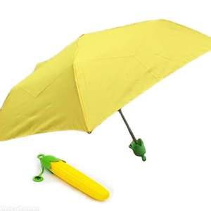 Parapluie en forme de légume avec protection UV, idéal pour l'extérieur, parapluie amusant en forme de fruit et de légume, parapluie personnalisé avec logo - Product Image 1