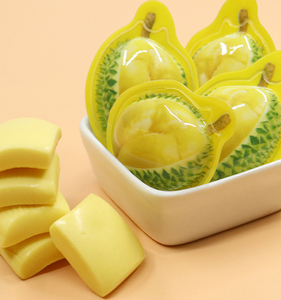 Paquetes de regalo de dulces suaves Xinrunjin Durian, aperitivos tropicales envueltos individualmente para regalos corporativos, campañas del mercado asiático - Product Image 6