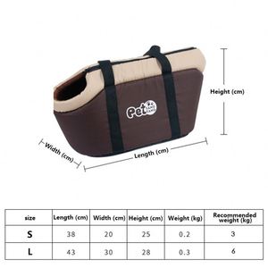 Yajie perros pequeños gato al aire libre viaje Tote Pet Sling Bag Pug <span class=keywords><strong>Yorkshire</strong></span> Terrier cachorro portátil hombro al aire libre viaje bolsa de transporte de mascotas - Product Image 6