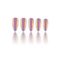 AIERFEI Designer Appuyez sur les ongles Chrome Forme d'amande Faux ongles Fabricant de marque privée
