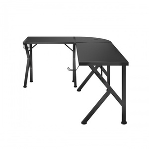 Bureau d'ordinateur de bureau de club de jeu en gros, table de course en forme de L, lumières led RBG, configuration de jeu, bureau d'angle avec USB pour PC - Product Image 4