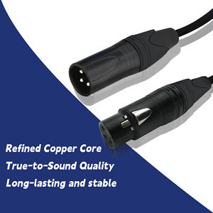 Câble hybride <span class=keywords><strong>combo</strong></span> DMX 3 broches Powercon, rallonge de câble d'alimentation PVC <span class=keywords><strong>XLR</strong></span> 2m pour éclairage de scène, alimentation LED, câble audio - Product Image 4