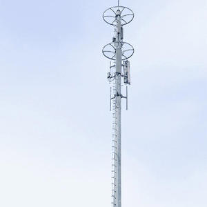 Однотрубная Антенная мачта китайского производства для ТВ и радиосвязи, монопольная телекоммуникационная башня, аксессуары - Product Image 1