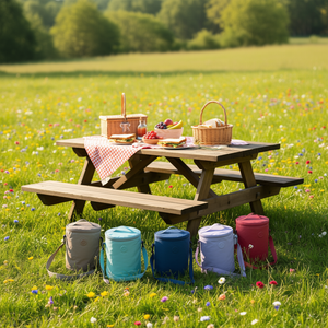 Bolsa Térmica Aislada 25x18x18cm con Correa para el Hombro para Almacenamiento de Alimentos, Caja Refrigeradora - Product Image 2