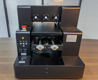 Printer UV Digital Kecil Ukuran A3 untuk Bola Golf, Printer Inkjet Flatbed UV untuk Pencetakan Kulit, Kaca, Tabung dengan Print Head L805 XP600
