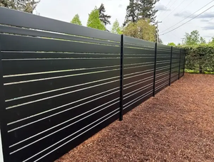 Clôture horizontale en aluminium à lattes pour l'exportation professionnelle, destinée aux projets de développement <span class=keywords><strong>immobilier</strong></span> mondial - Product Image 5