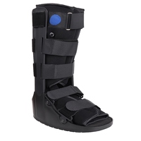 Botte de marche gonflable pour cheville, 11-17 niveaux de réglage, avec ou sans pompe, pour tendon d'Achille post-chirurgie
