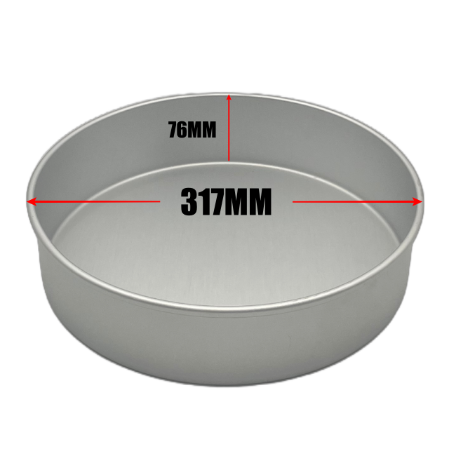 เส้นผ่านศูนย์กลาง 12" x สูง 3"