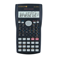 Calculatrice scientifique de haute qualité pour étudiants, en plastique ABS, électronique, alimentée par piles, pour les études scientifiques