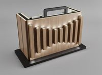 Grille décorative d'intérieur commerciale moderne et minimaliste avec panneau lumineux étanche et bande LED intégrée