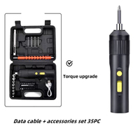 Tournevis sans fil sans balais, tournevis électrique rechargeable, ensemble de tournevis
