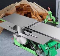 Rabot à épaisseur de surface simple face Machine à bois combinée multifonctionnelle Moteur droit 220V pour dégauchisseuse à bois