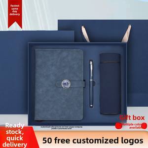 Set de Regalo de Cuaderno A5 y Taza Térmica con Logotipo Personalizado, Cubierta de Imitación de Cuero, Alto Valor Estético para Uso en Oficina y Negocios - Product Image 5