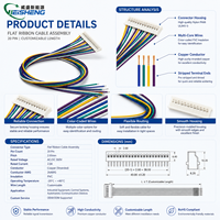 Câble de connexion à ruban plat OEM/ODM pour applications industrielles