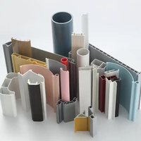 Profilés PVC sur mesure pour fenêtres et portes, moulage par extrusion, écologiques, en forme de U, design moderne, matériaux de construction pour supermarchés