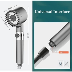 3 <b>Spray</b> Modes Filtered Shower Head with Handheld and 2 Extra Filter, High Pressure High Flow Showerhead with ON/OFF Switch - Product Image 2