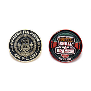 Spilla Personalizzata con Logo Aziendale Placcata in Argento e Oro, Distintivo Smaltato per Dipendenti - Product Image 6