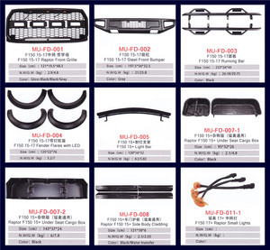 MUSUHA Pour <span class=keywords><strong>Ford</strong></span> <span class=keywords><strong>Raptor</strong></span> F150 F250 350 <span class=keywords><strong>450</strong></span> Multifonctionnel Rouleau Bar 2015 2016 2017 2018 2019 2020 pièces de Mise À Niveau - Product Image 3