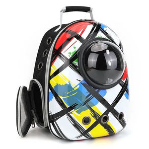 Vente en gros de sac à dos portable extensible pour chat transporté dans le métro Voyage Space Capsule Pet Bag Transparent - Product Image 6