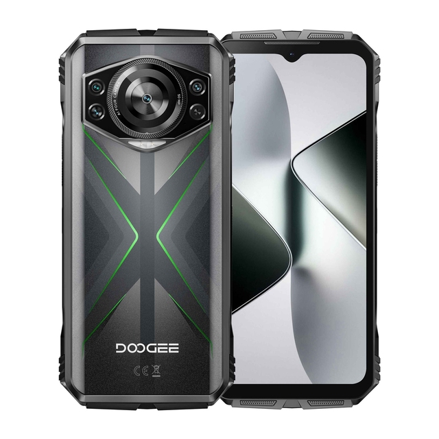 Latest DOOGEE S118 Rugged Phone 12GB+512GB 10800mAh Battery 4G Dual SIM Mobile Phone 6.58 Inch Touch Screen