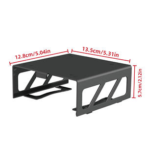 Soporte de Almacenamiento Honcam Compatible con Mini M4/M4 Pro Mac Mini y Soporte de Pantalla Montado en la Pared Debajo de un Escritorio de Hierro - Product Image 3