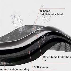 Custom Modern Super Absorbent Anti-Slip Eco-Friendly Natural Rubber Backing Diatomaceous Earth Bath <b>Mats</b> <b>Set</b> - Product Image 3