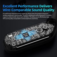 KZ AE01 Bluetooth 5.4 Module Mise à Niveau EarHook pour Écouteurs 2 Broches, Double Microphones ENC Réduction du Bruit Adaptateur pour Écouteurs Sans Fil