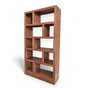 Estanterías Extensibles de Madera de Teca Kania, Estilo Contemporáneo y Antiguo, para Sala de Estar, Comedor, Cocina y Oficina en Casa - Product Image 2
