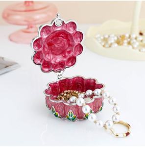 Macaron Promotion Boîte cadeau à <span class=keywords><strong>bijoux</strong></span> unique pour la décoration de la maison Boîte à bibelots en émail pour enfants Cadeaux - Product Image 1