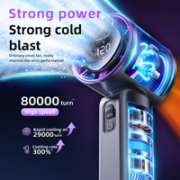 Sèche-cheveux Portable USB Rechargeable vent fort 120 vitesses petit ventilateur en plastique sèche-cheveux à main pour voiture domestique transfrontalière