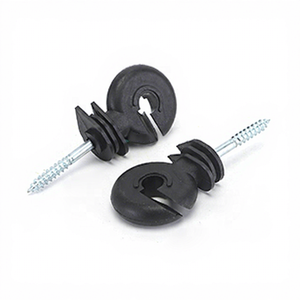 Black Self-Tapping <b>Plastic</b> <b>Fence</b> Post Insulator - Product Image 1