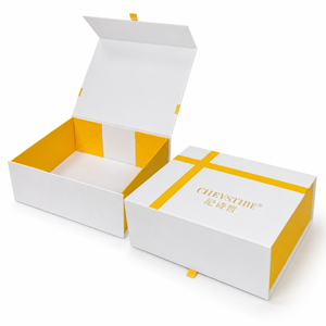 Wholesale Custom Magnetic Gift Box Flat Pack Foldable Rigid Paper Box Built‑in Magnet No Glue Save Shipping Cost Custom Logo - Product Image 3