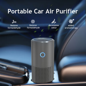 मिनी यूएसबी हेपा एयर क्लीनर मल्टी-लेयर फिल्टर से लैस स्मार्ट कम शोर पोर्टेबल ओम गंध कार एयर प्यूरीफायर - Product Image 5