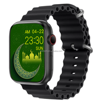 Nuevo Reloj Inteligente Musulmán con Recordatorio de Oración, Llamadas Bluetooth, Reloj Islámico con Música, Alarma Automática, Reloj para el Culto