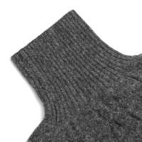 AiNear Großhandel Custom Logo Design Oem & Odm Langarm High Collar Einfarbiges Kabel Herren Angora Mohair Strick pullover