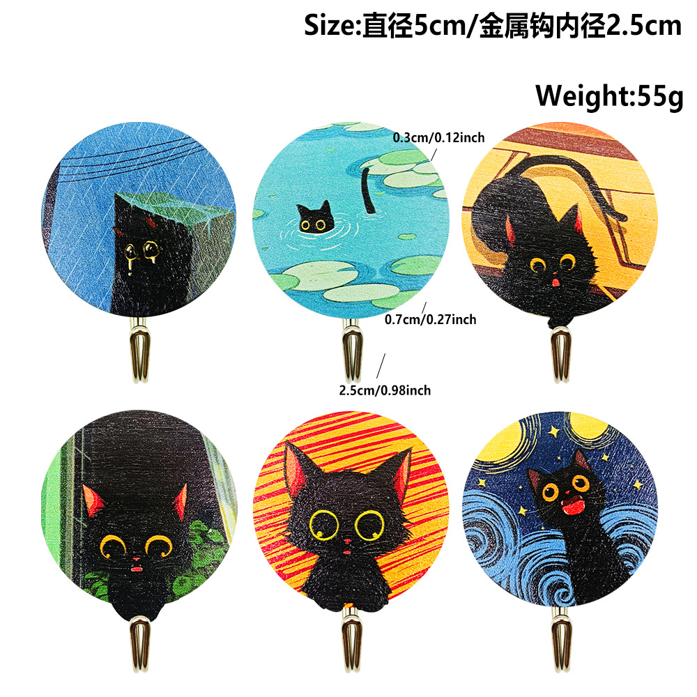 Ensemble de crochets simples série Tragic Cat