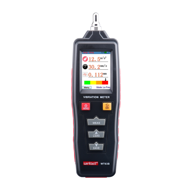 WINTACTWT63B 	Vibration Meter Vibration Meter Vibration Tester Motor Probe Detector Vibration