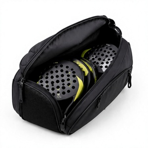 Fabricant de sacs de raquettes de padel personnalisés, sac de sport pour beach tennis, fournisseur en gros OEM, sac de raquettes de padel noir - Product Image 4