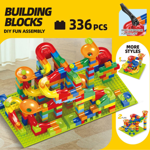 Offre Spéciale : Circuit <span class=keywords><strong>de</strong></span> <span class=keywords><strong>Billes</strong></span> en Marbre 336 Pièces – Jouet <span class=keywords><strong>de</strong></span> Construction DIY, Labyrinthe Roulant, Blocs Éducatifs pour Enfants - Product Image 2