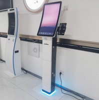 Kiosque de paiement en libre-service sur pied de 23,6 pouces avec lecteur NFC et scanner, imprimante thermique